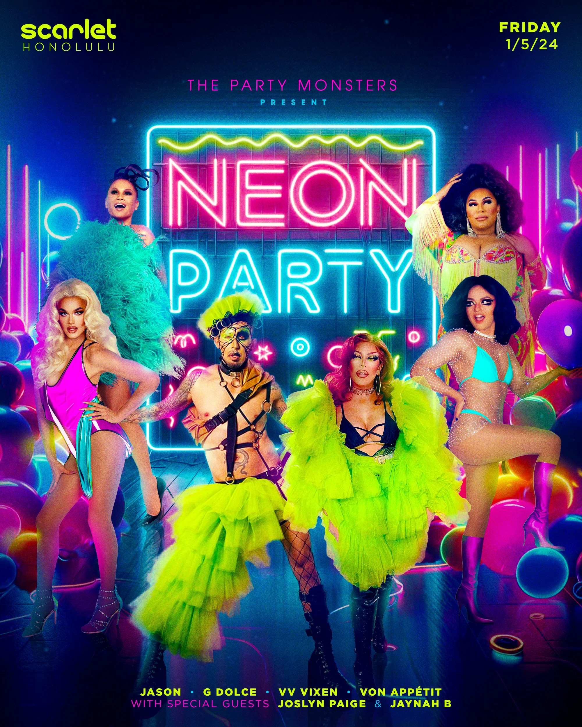 The Party Monsters - Neon Party