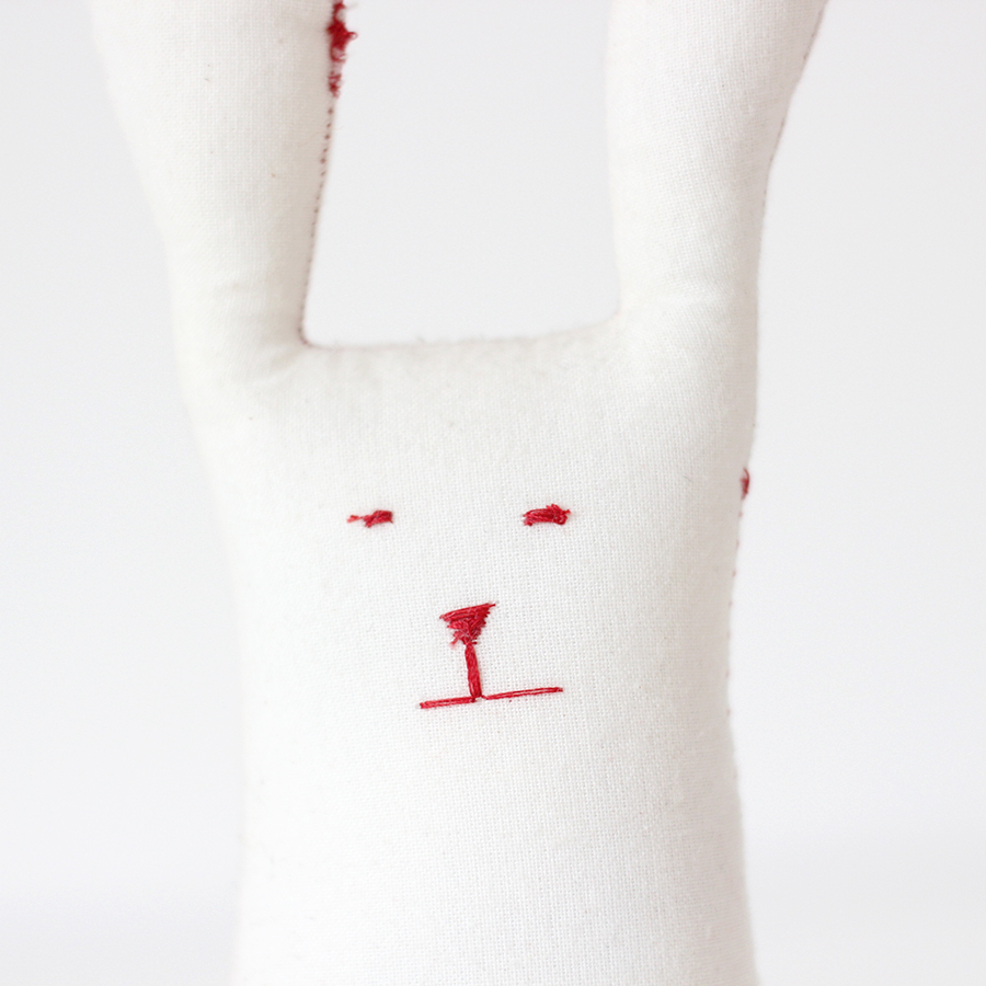 The very first soft toy I ever made. So funny, but I love him. The start of everything.