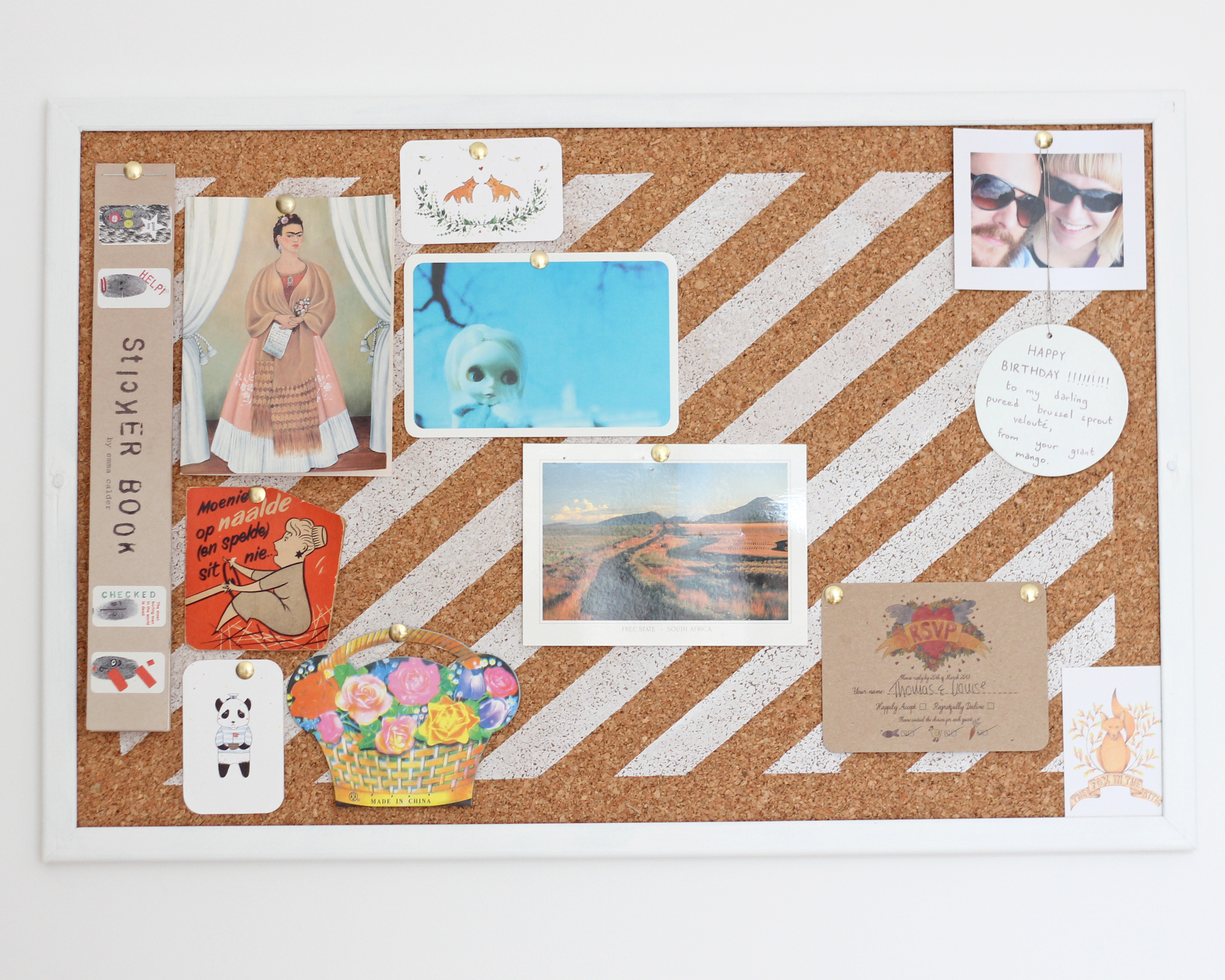 My cork board. 