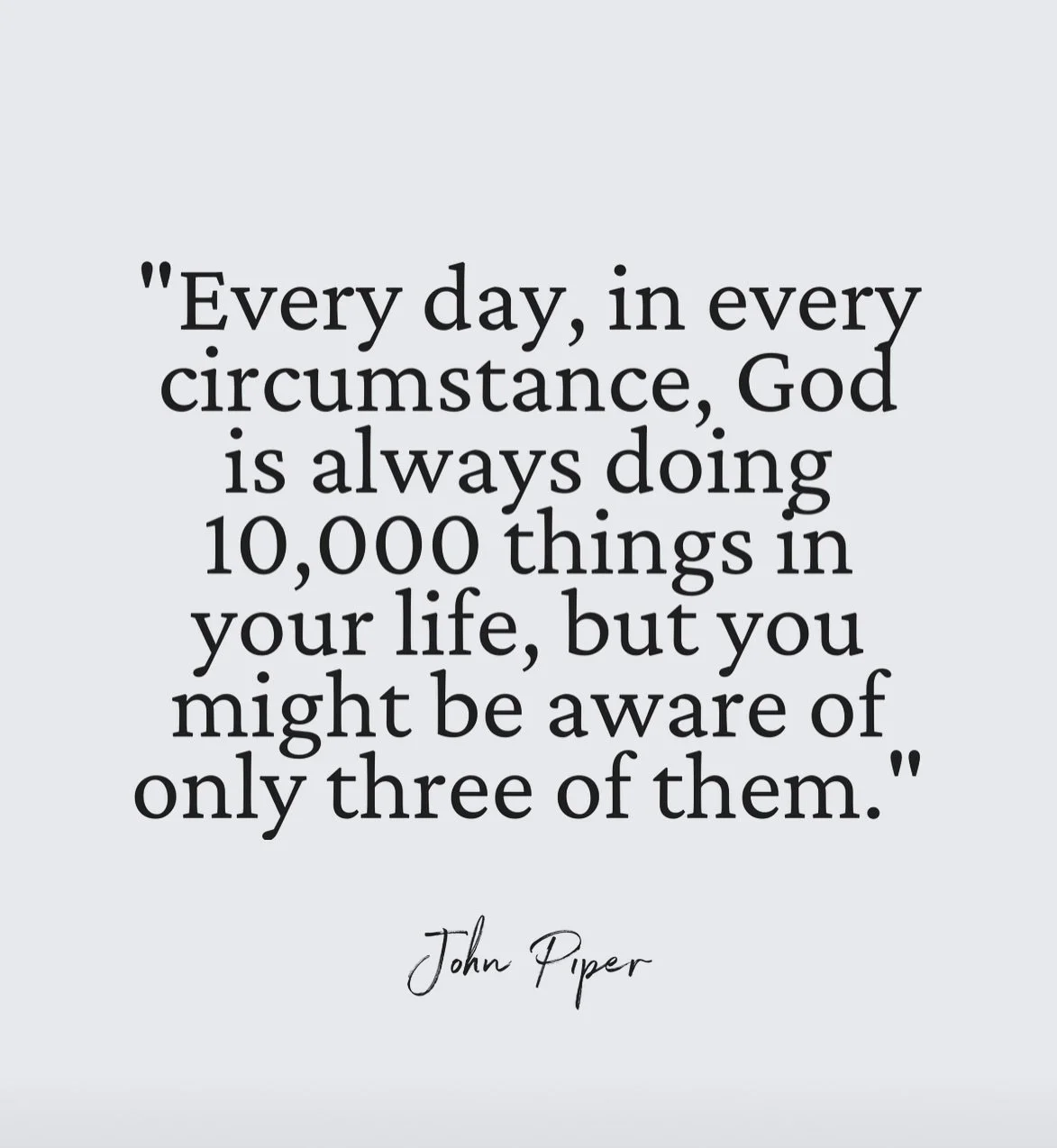 Praises to Him who is working all things according to the counsel of His will (Eph. 1:11).