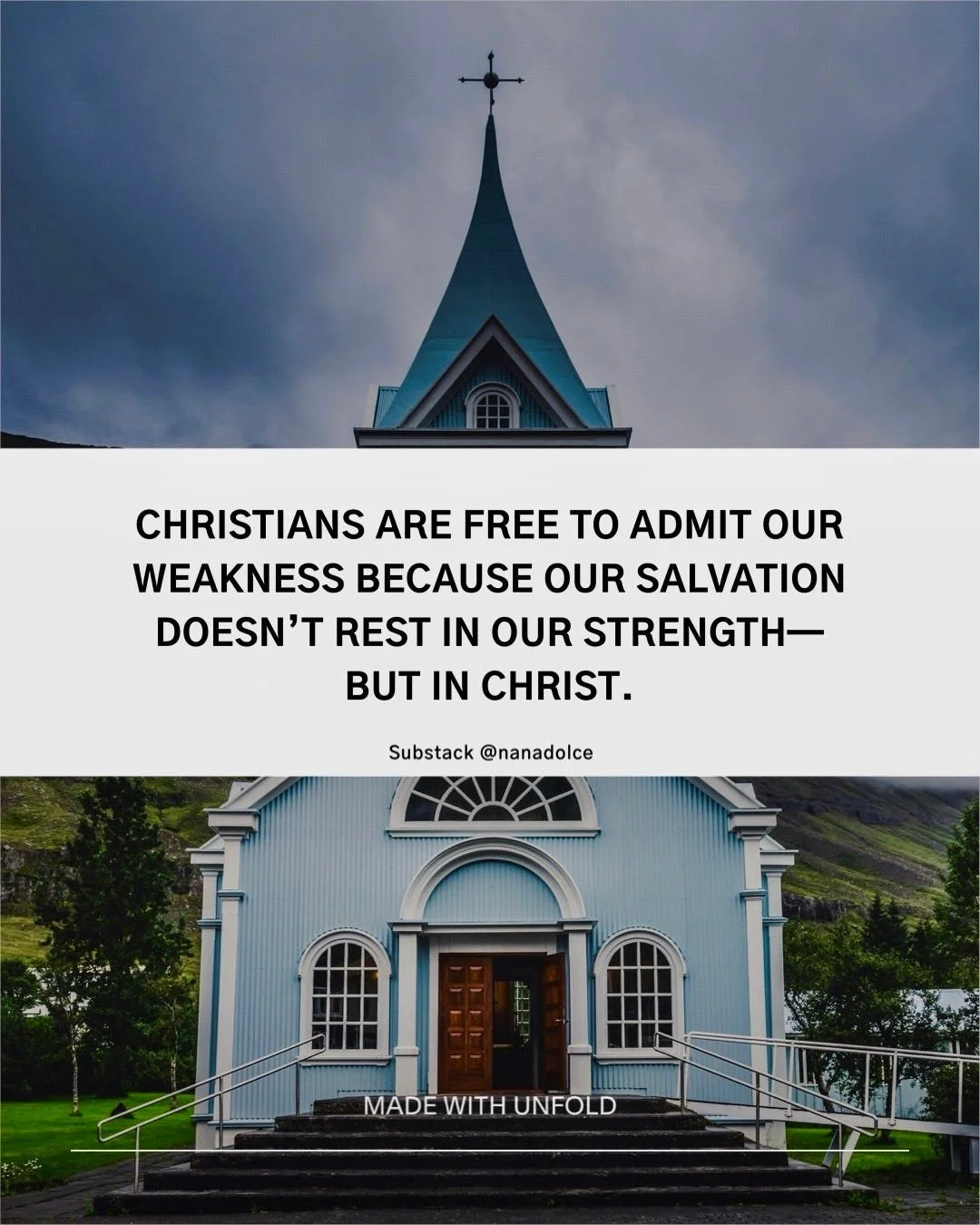 There’s Grace for Us in Our Weakness