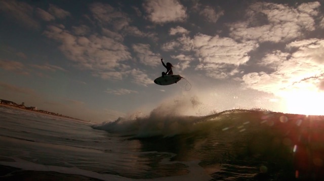 from Chris Bryan 's video shows surfers