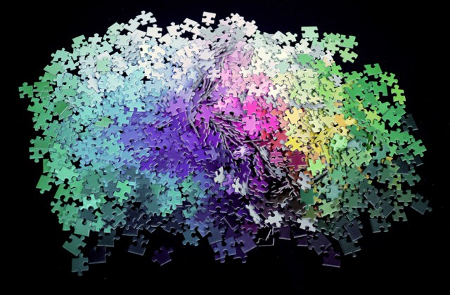 artist designer Clemens Habicht 's CMYK Color Puzzle