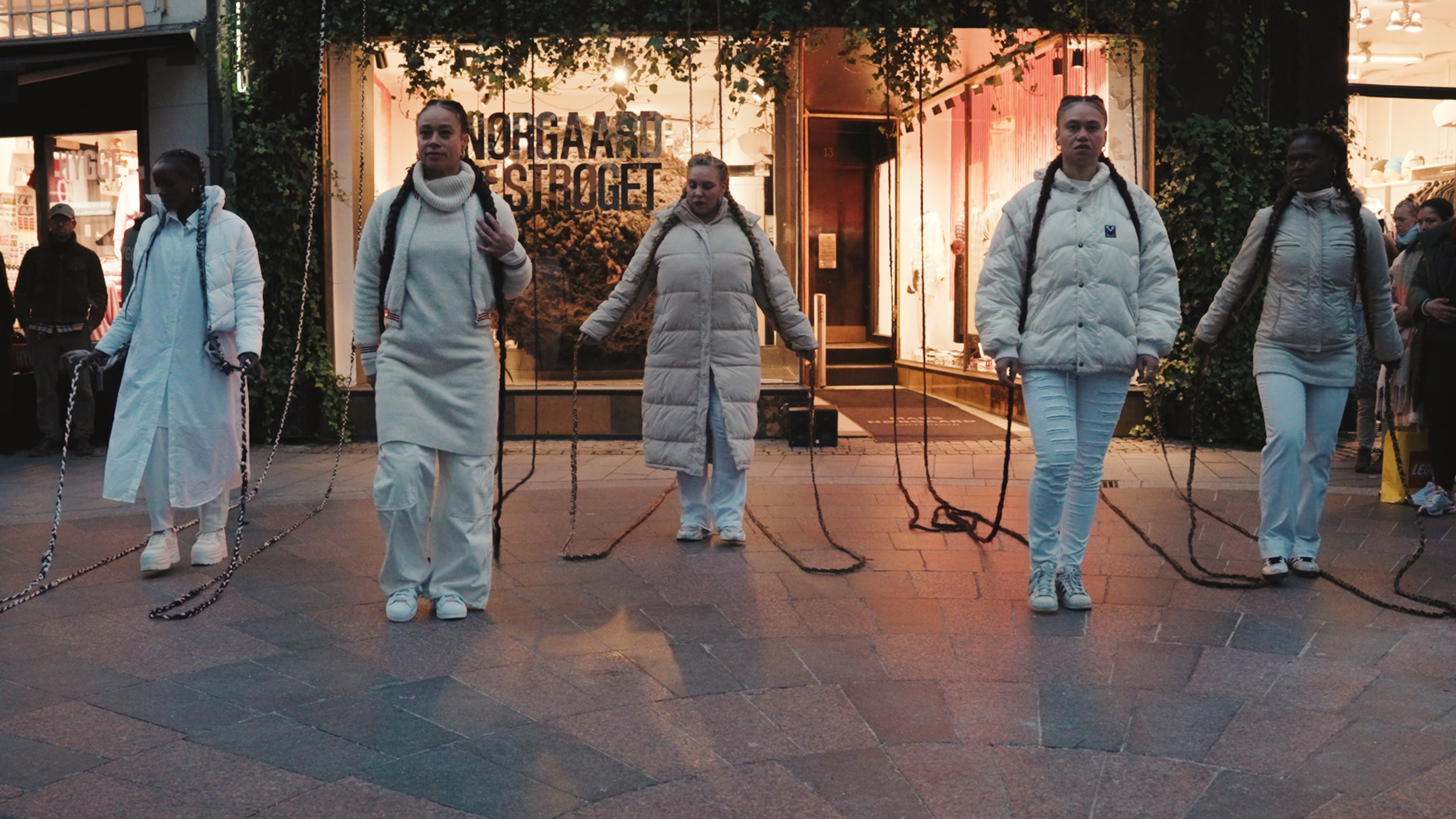 video documentation: Performance by Jeannette Ehlers at Mads Nørgaard