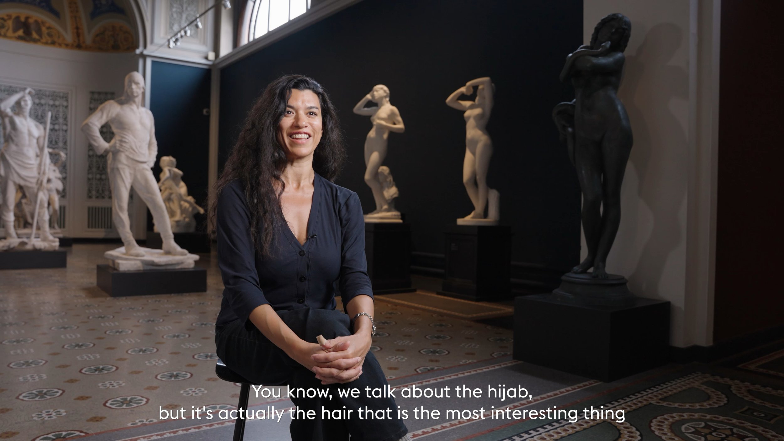 Video portrait of Lina Hashim: Artistic Practice film for Art Hub Copenhagen & Bikubenfonden