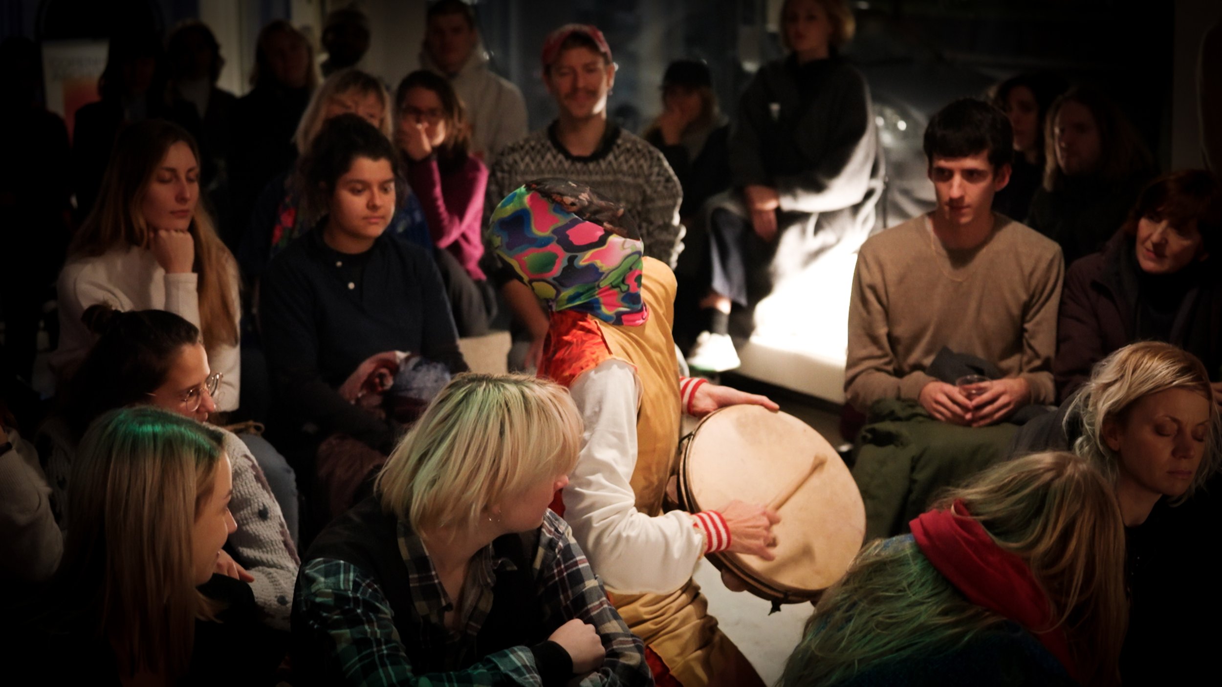 Vala T. Foltyn & Maja Chiara Faber 'Blessed Be The Witch_Es' performance at Art Hub Copenhagen
