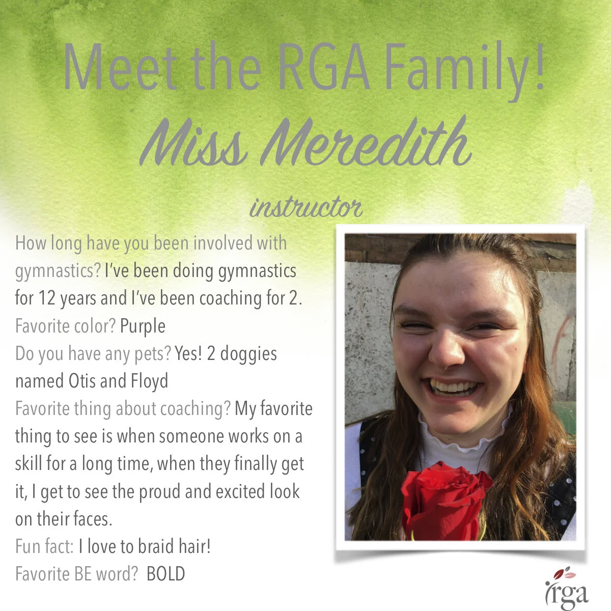 Meet the RGA Family — Renaissance Gymnastics Academy, Inc