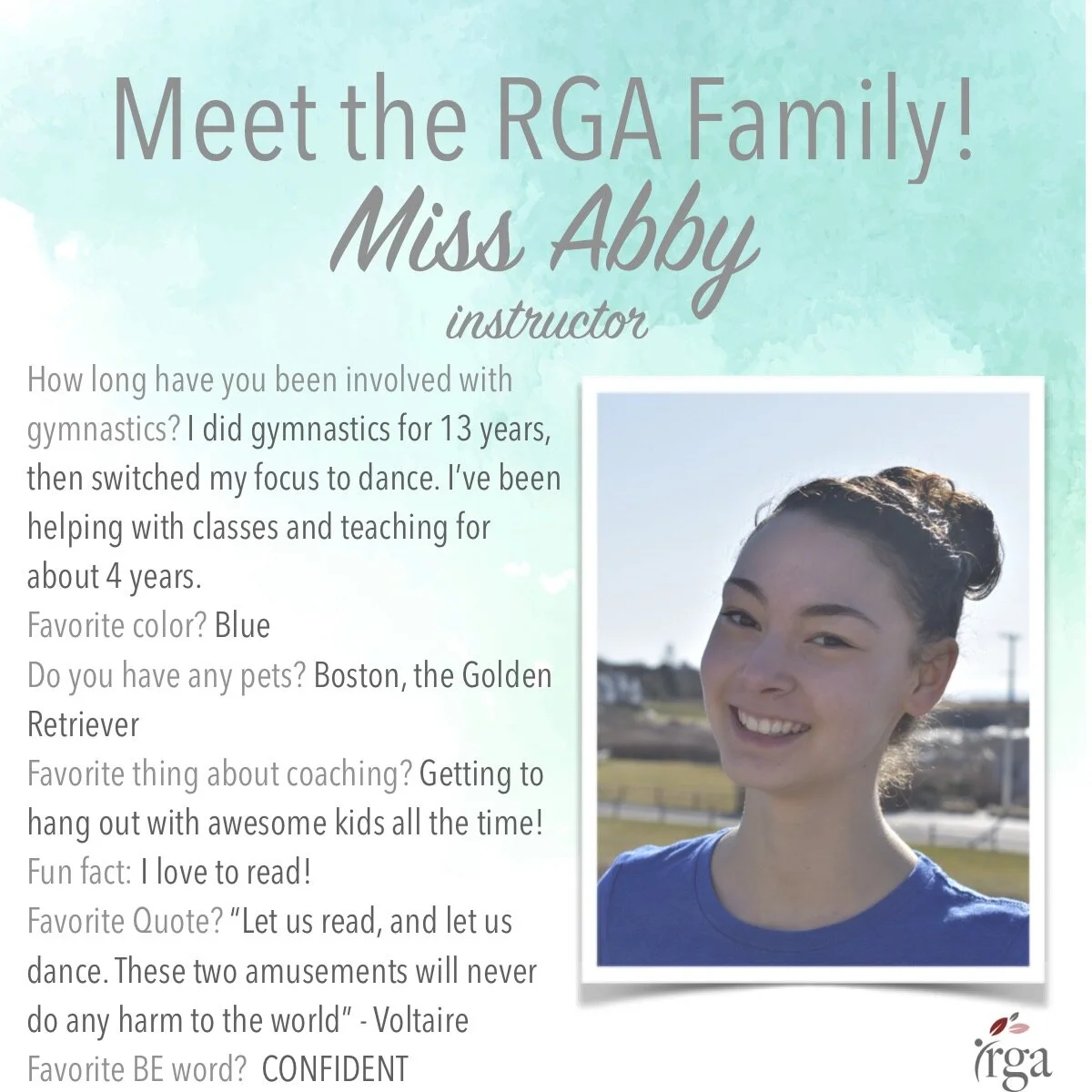 Meet the RGA Family — Renaissance Gymnastics Academy, Inc