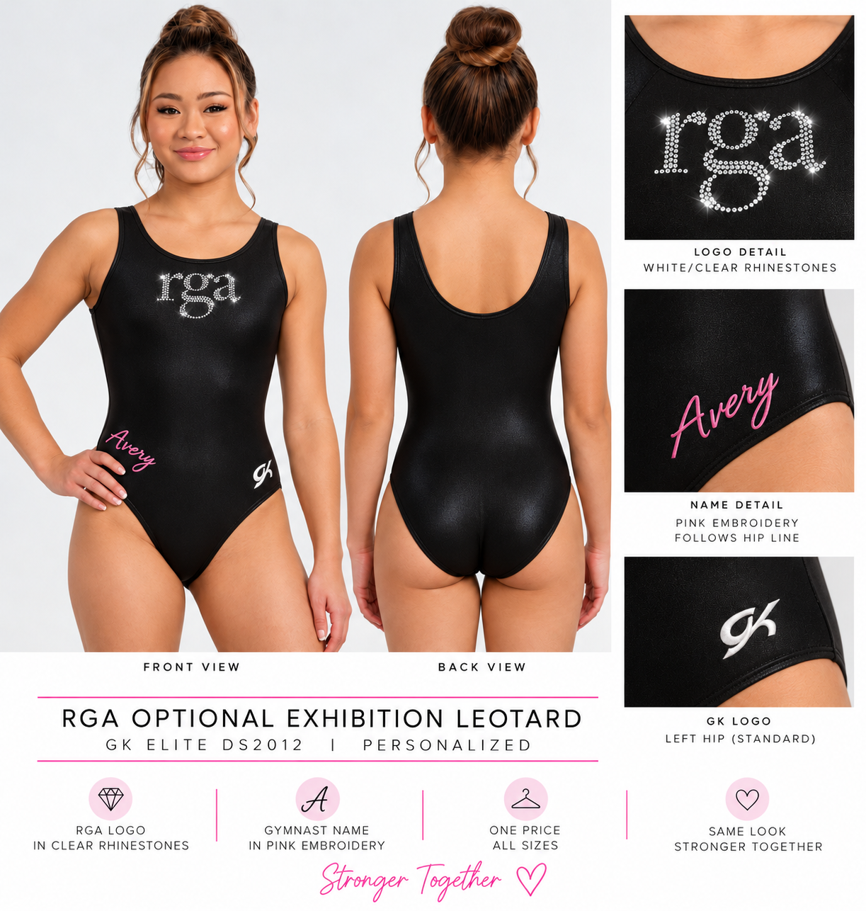 RGA Exhibition Tank Leotard | Advanced 1 & Advanced 2 | 2026–27