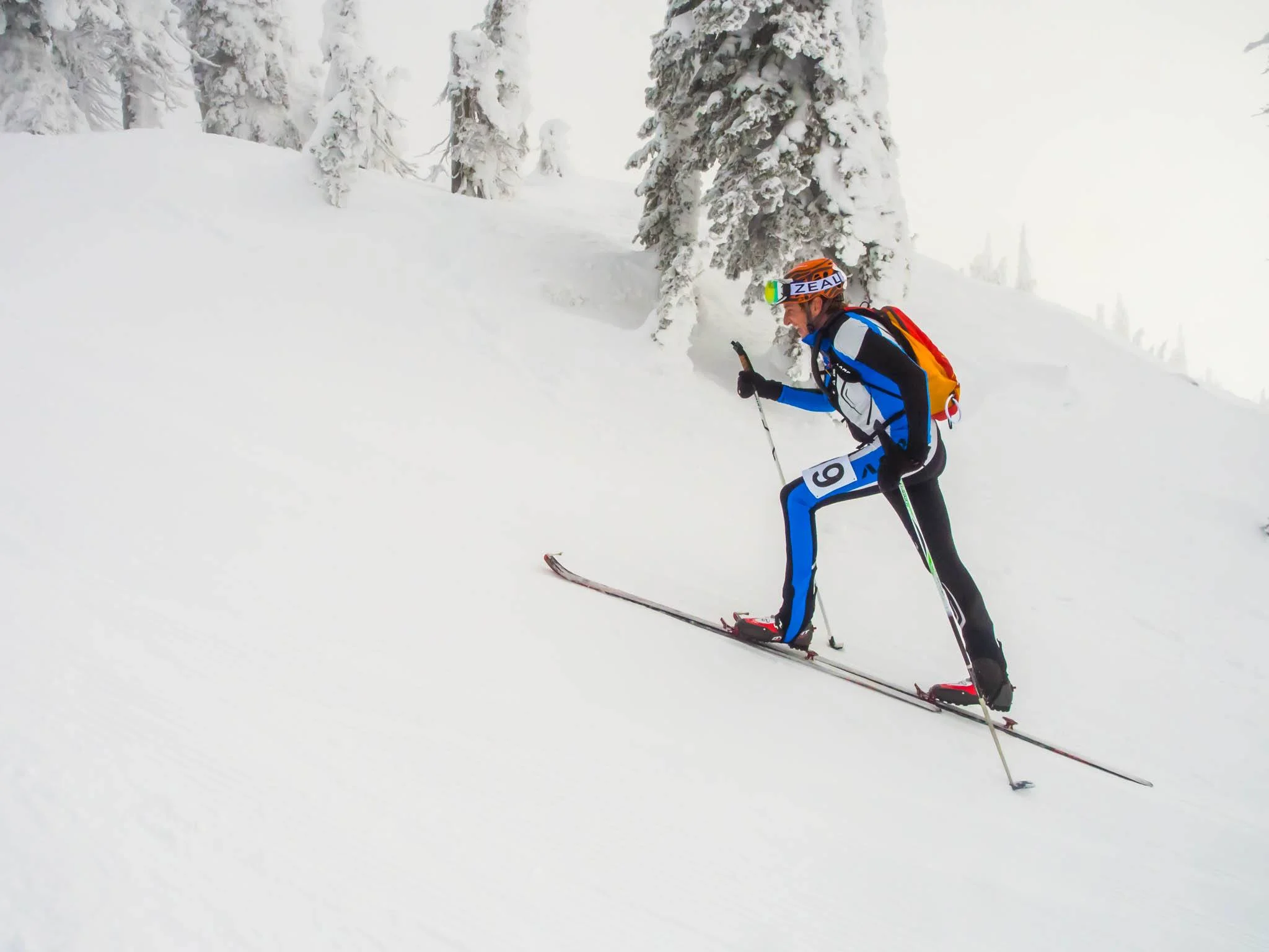RIDGE coach, Ben Parsons, racing during the 2015 Whitefish Whiteout. 