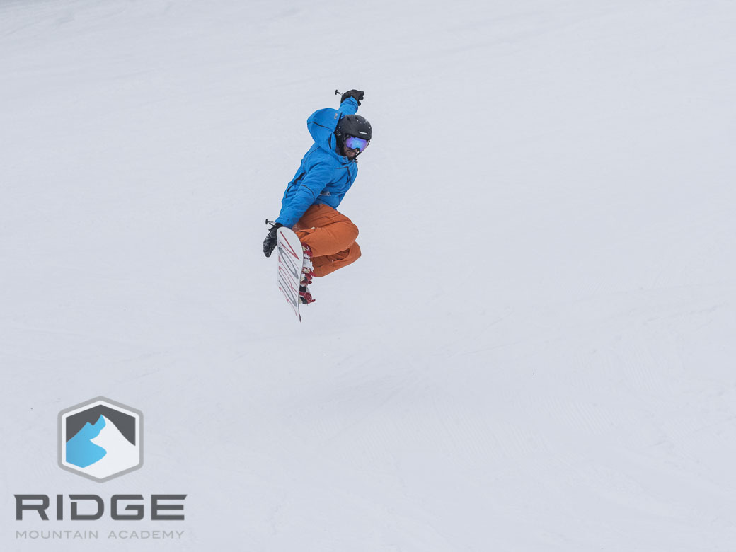RIDGE student Athlete Matt G at Whitefish Mountain Resort