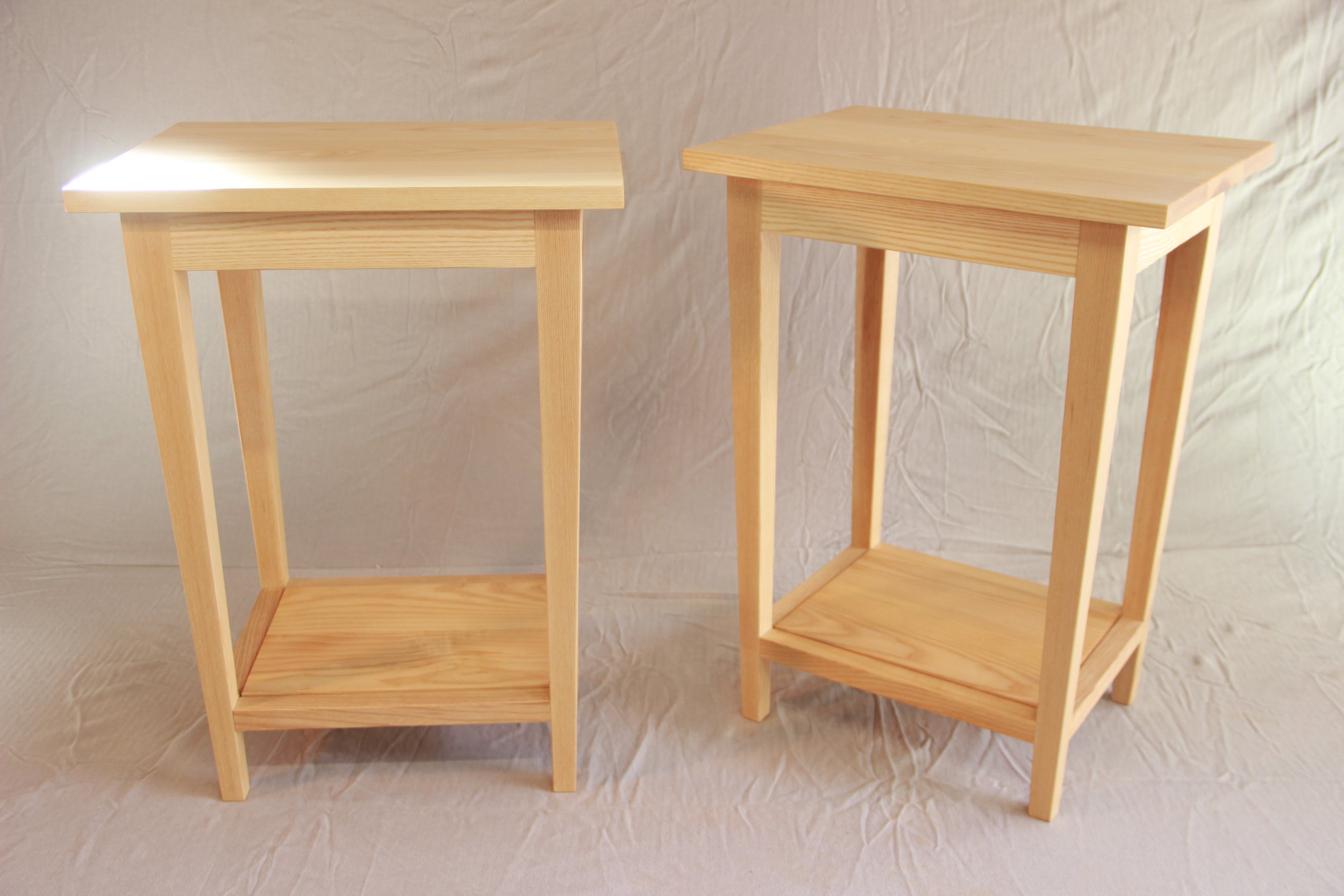 Pair of Ash side tables