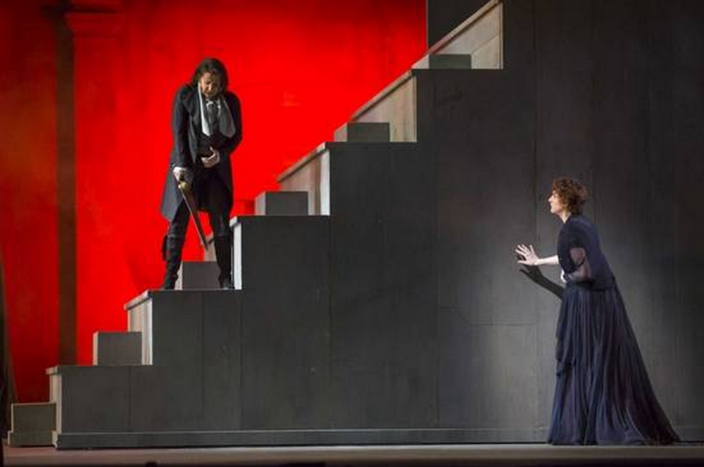 Gurnee native Amanda Majeski plays a scheming would-be empress in Lyric Opera of Chicago's La Clemenza di Tito . (Photo courtesy of Lyric Opera of Chicago)