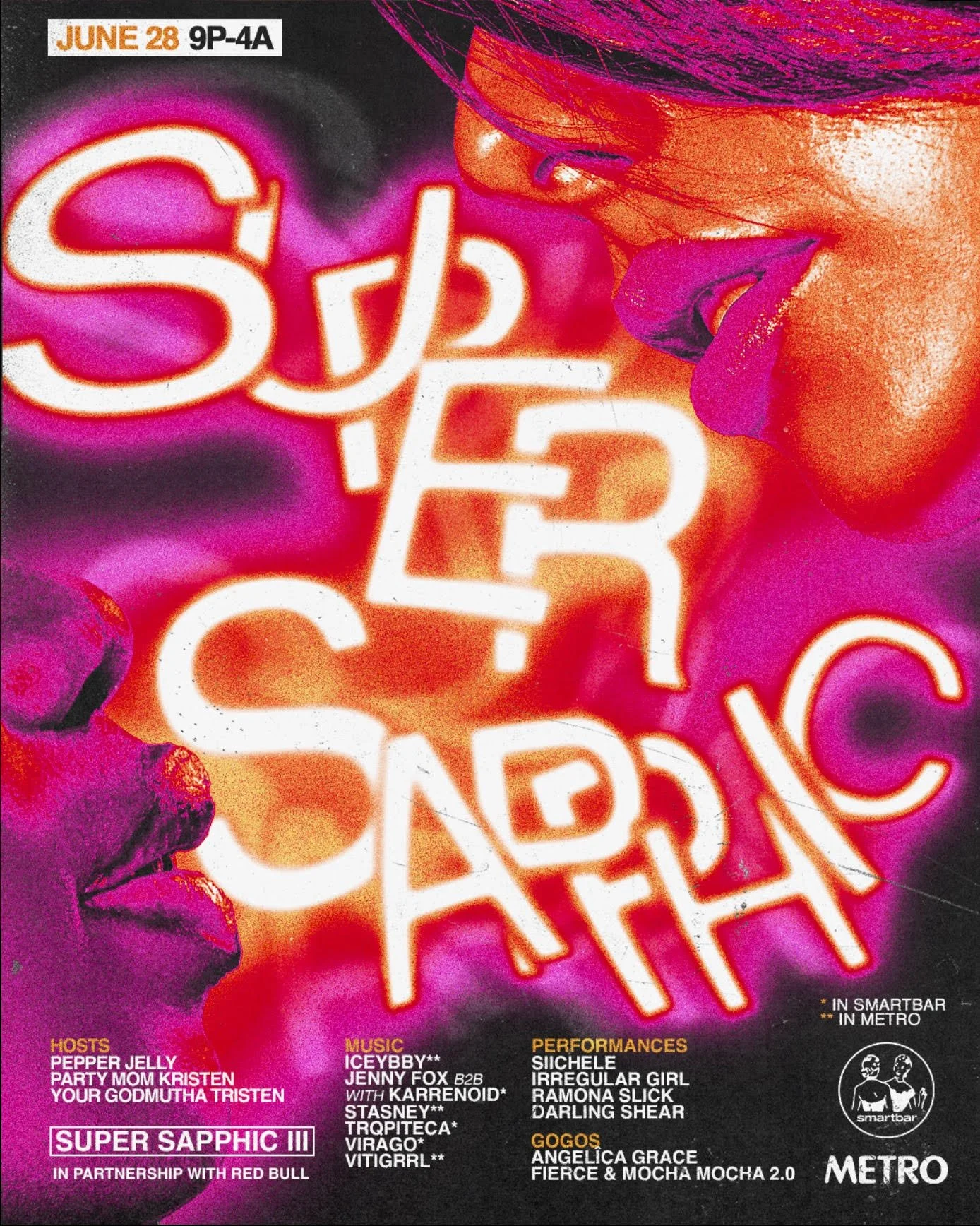 Super Sapphic III at Metro/smartbar (all-building)