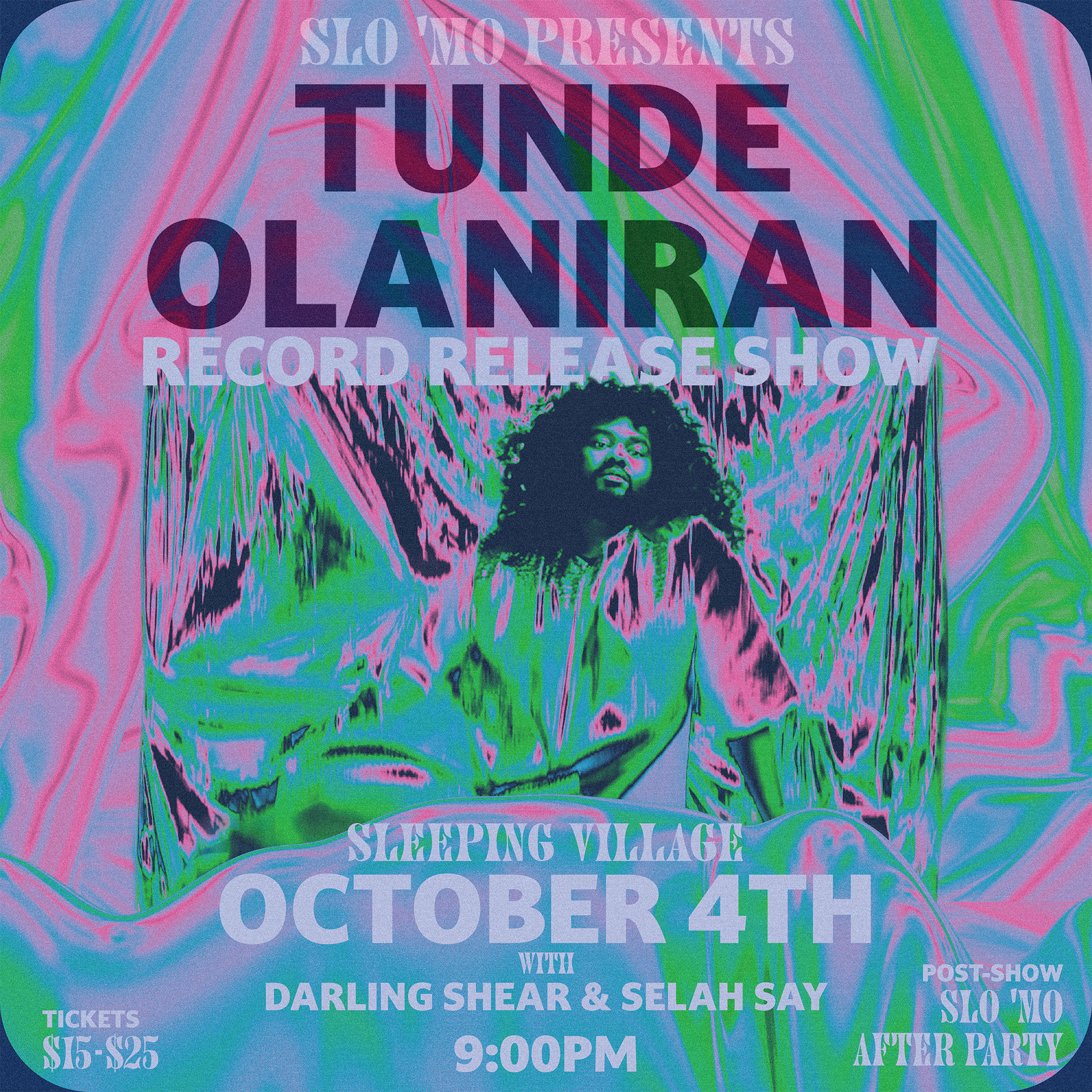POSTPONED: Slo 'Mo presents: Tunde Olaniran record release show