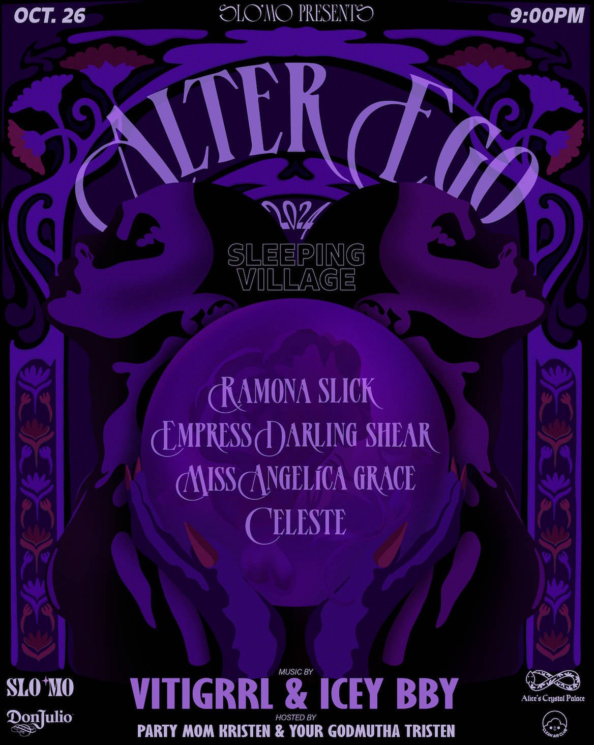 Slo 'Mo Presents: ALTER EGO (Halloween Show)