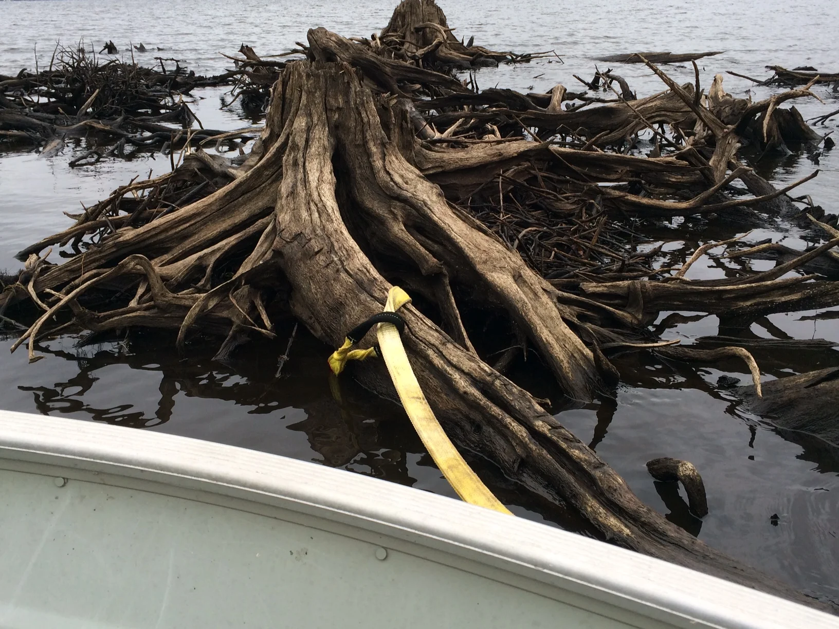 floating island between fox island and latitude 41/ sportsman marina