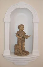 Small Moulded Niche on Wall