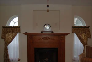 Large Drywall Niche w/Outlets for Flat Panel TV