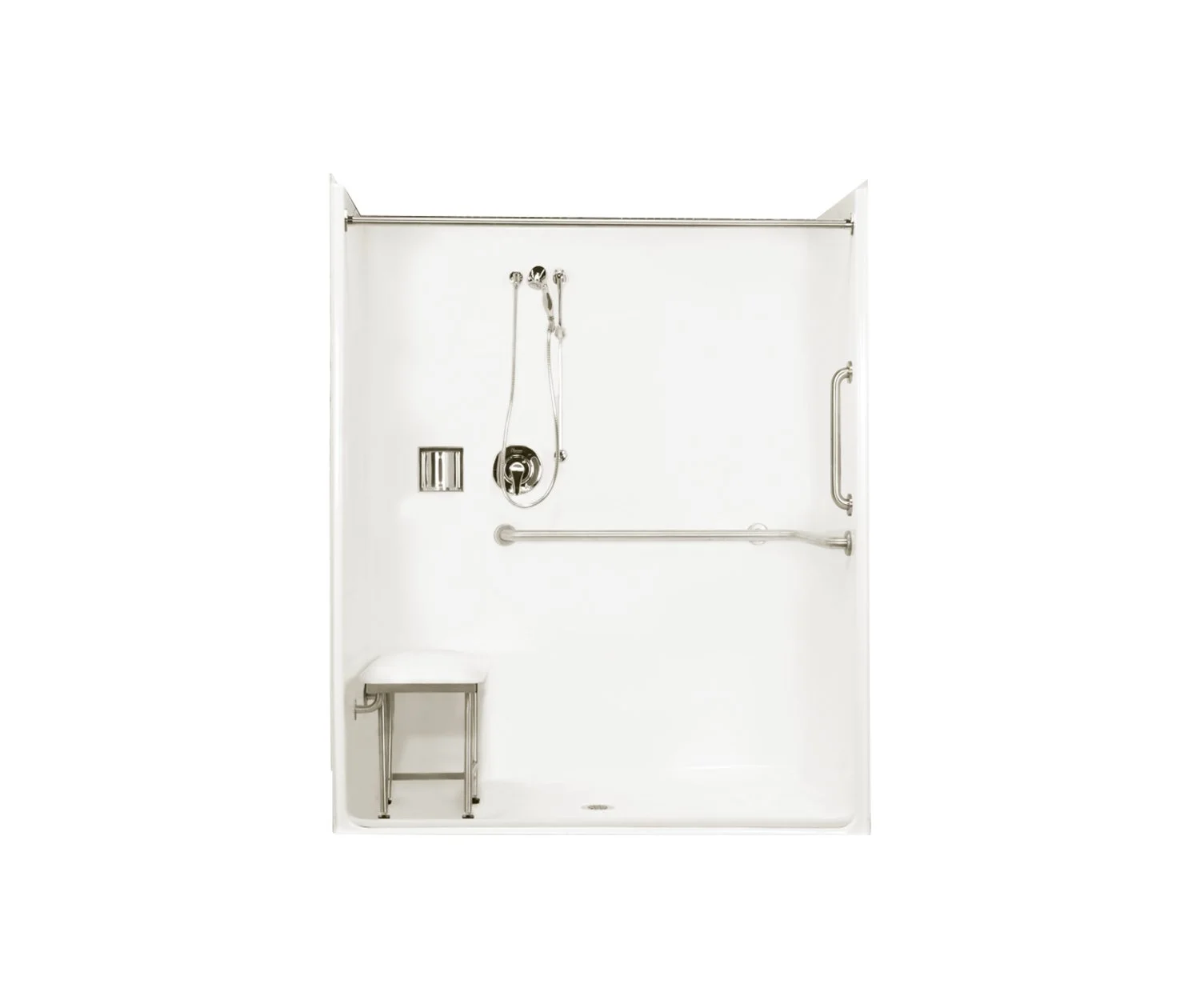 Roll-in ADA Compliant Shower