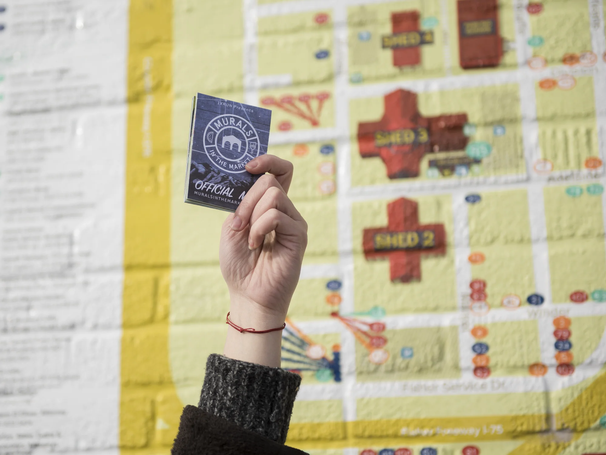  maps were distributed in various businesses within eastern market and around the city of detroit.&nbsp; 