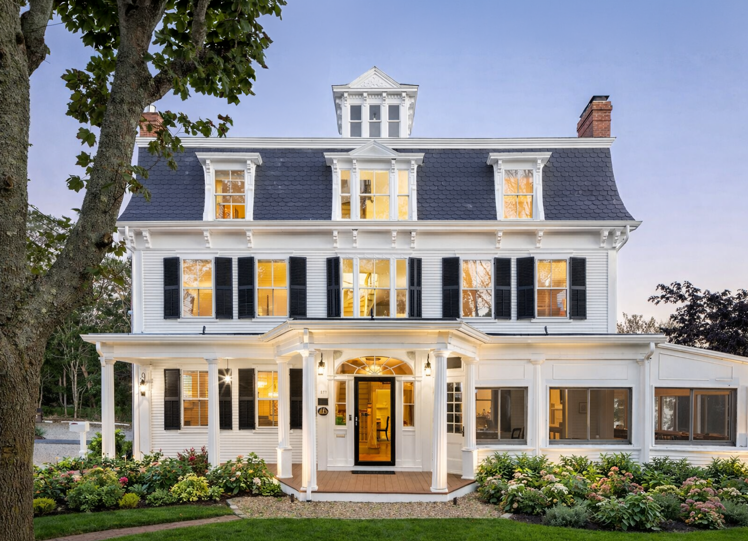 Award Winning Luxury Boutique Hotel Interior Design Set in a Restored Victorian Home - Chapter House Cape Cod