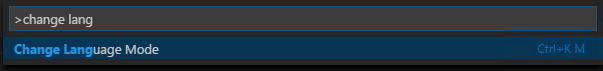 Once the file is open we need to tell VSCode that this is a PowerShell file, if you open a .ps1 file it automatically knows, in the case of a new file we need to tell it, so hit CTRL+SHIFT+P and type "change lang" and hit enter and type "ps" and hit enter, now VSCode knows which Syntax and IntelliSense to use.