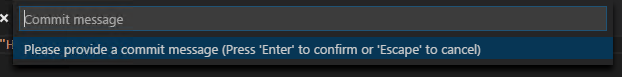 It will ask you to enter a commit comment, this should be a succinct description of the changes you are committing, in many cases your first commit comment will be "initial commit". When you view the files on GitHub you can see the commit comment associated with the last commit that included that individual file/folder.