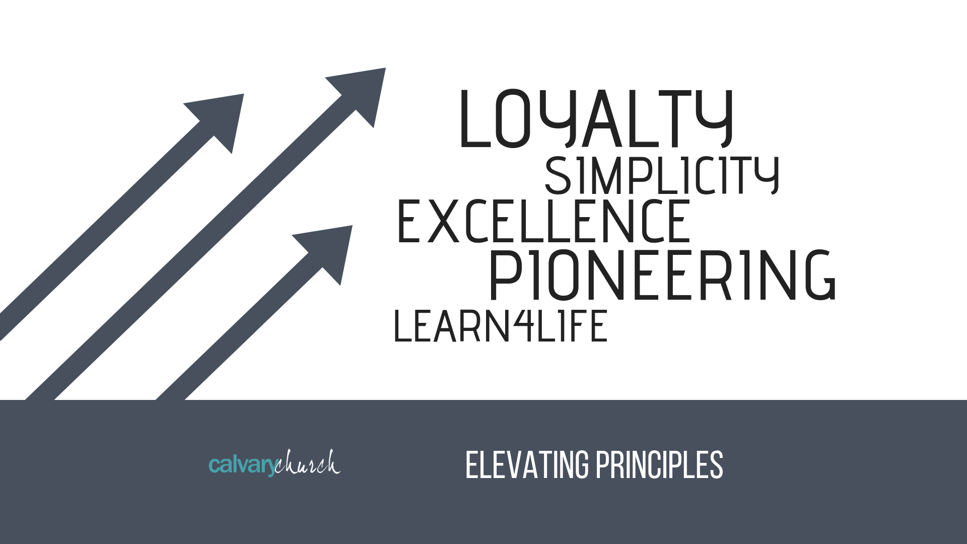 Elevating Principles 