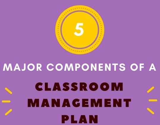 5 Major Components of a Classroom Management Plan