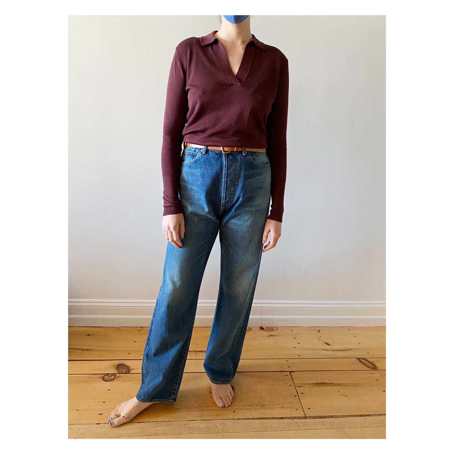 chimala selvedge monroe cut jean