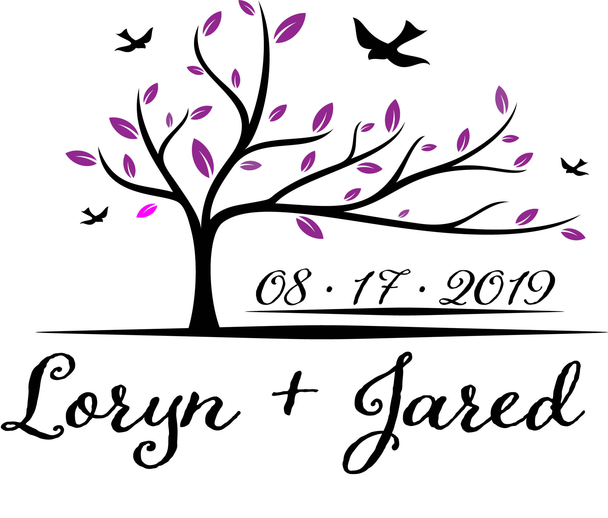 Loryn &amp; Jared's Monogram