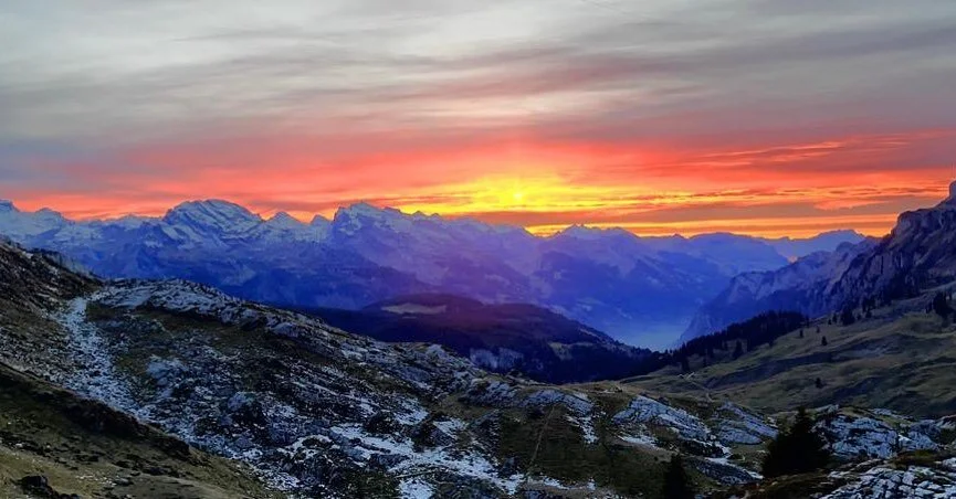 10km 900m elevation/descent knee is getting there! 💪🏼 #Silberen