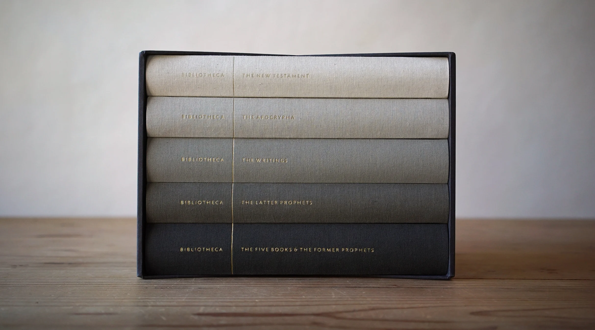 Five elegant volumes designed for fluid, enjoyable reading.