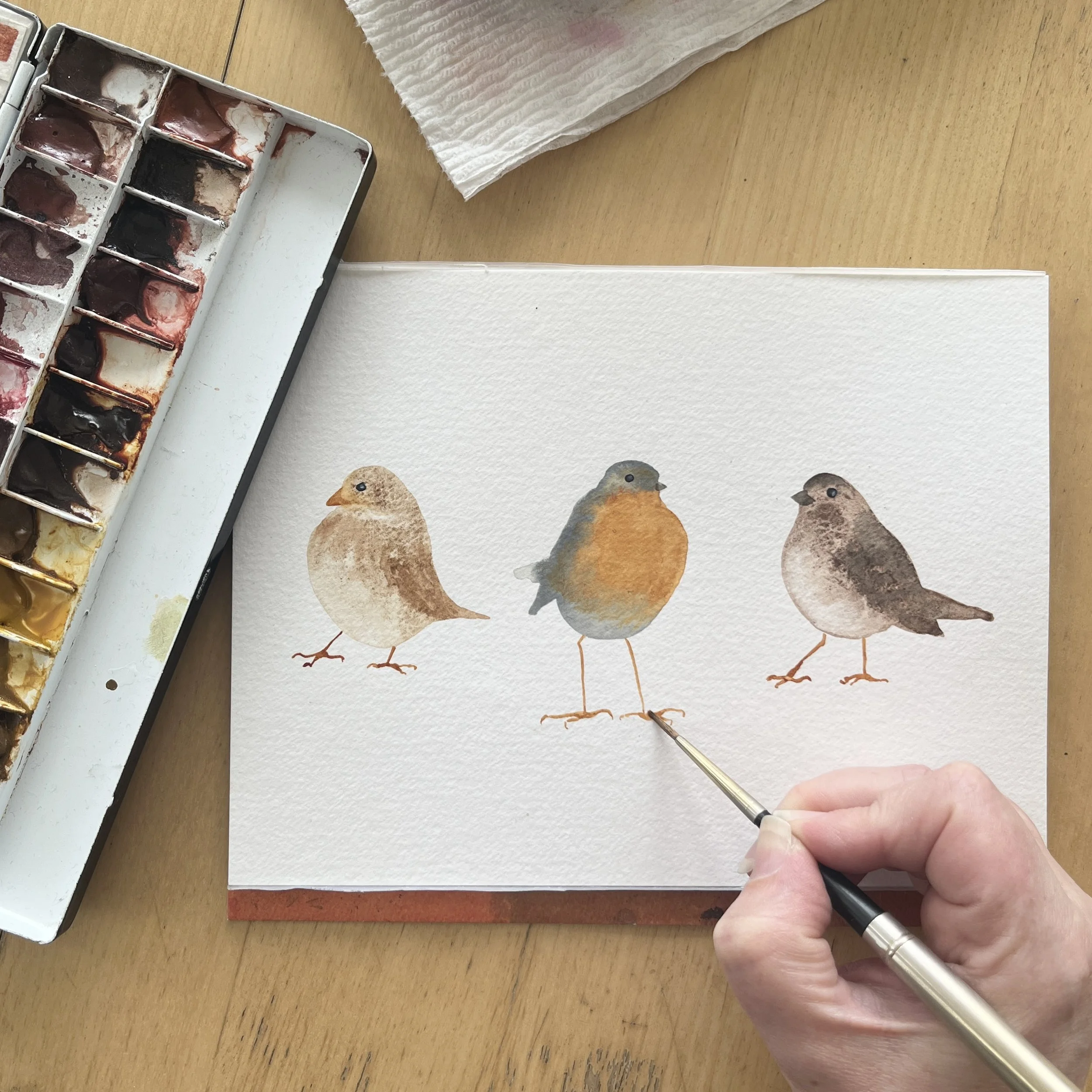 Little Blob Birds: Online Class - Wednesday, September 17th // 5pm-6:30pm 
