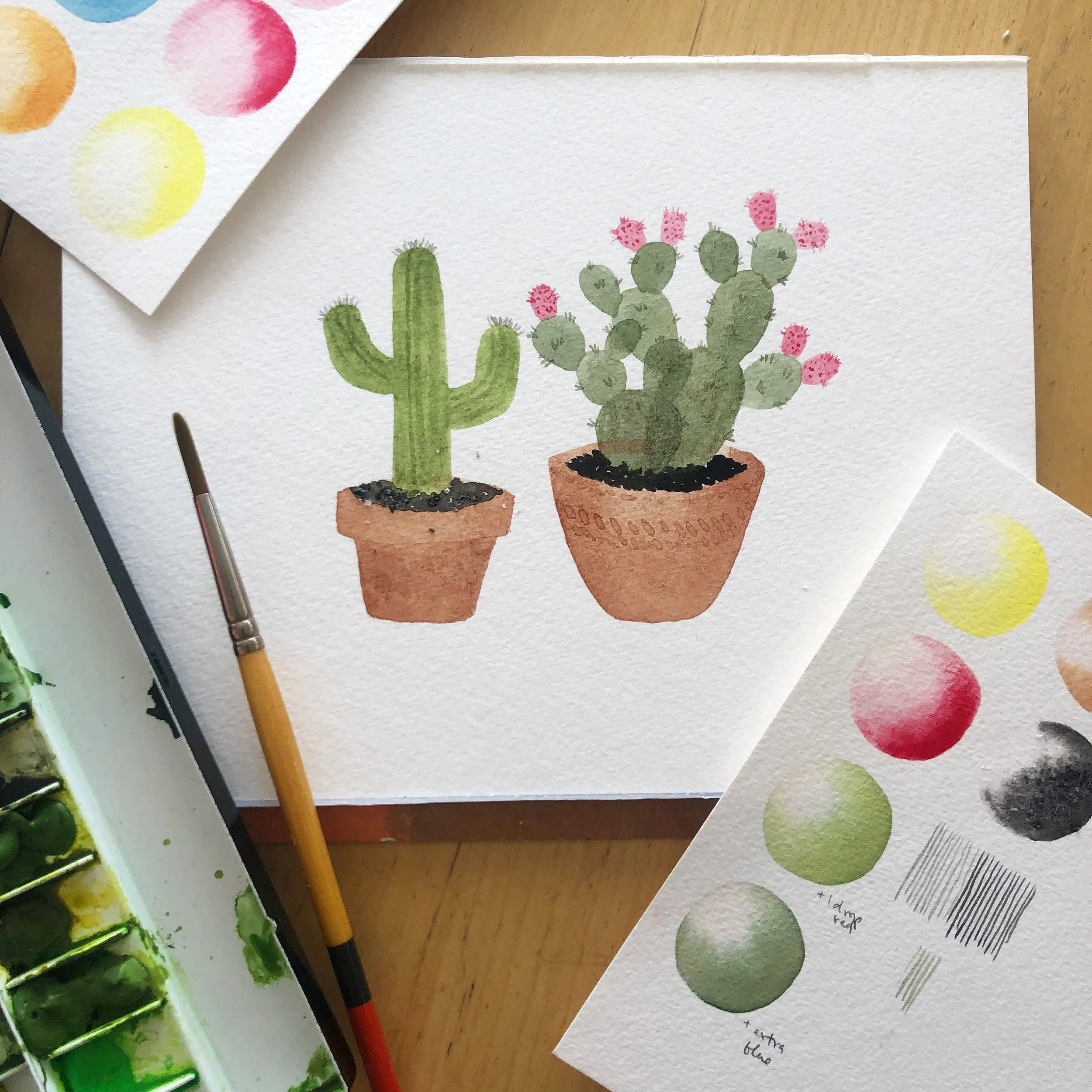 In-Person Intro to Watercolor Class: Sunday, September 21st // 11am - 2pm