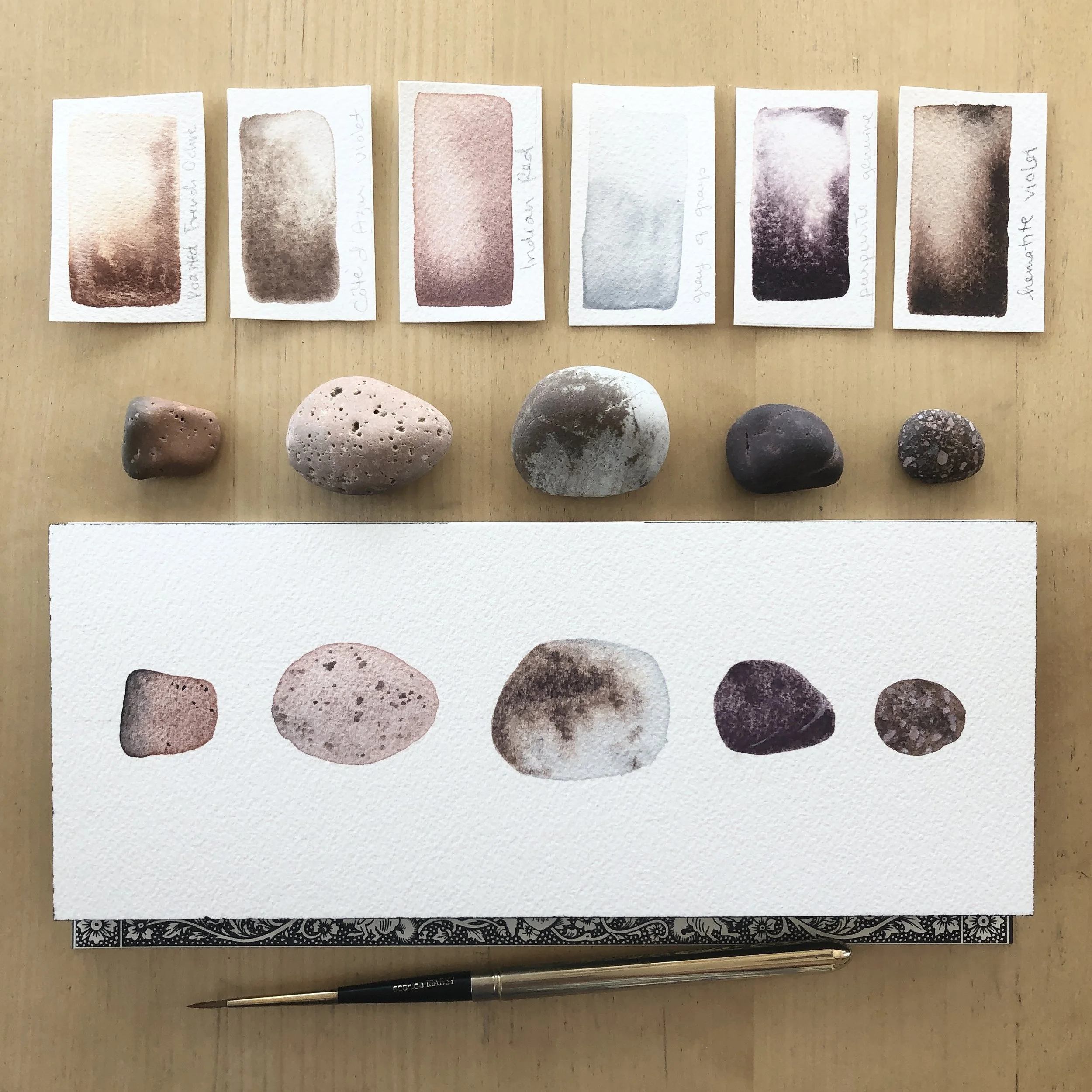 Painting Rocks: Online Class on Thursday, August 7th // 5:00-6:30pm