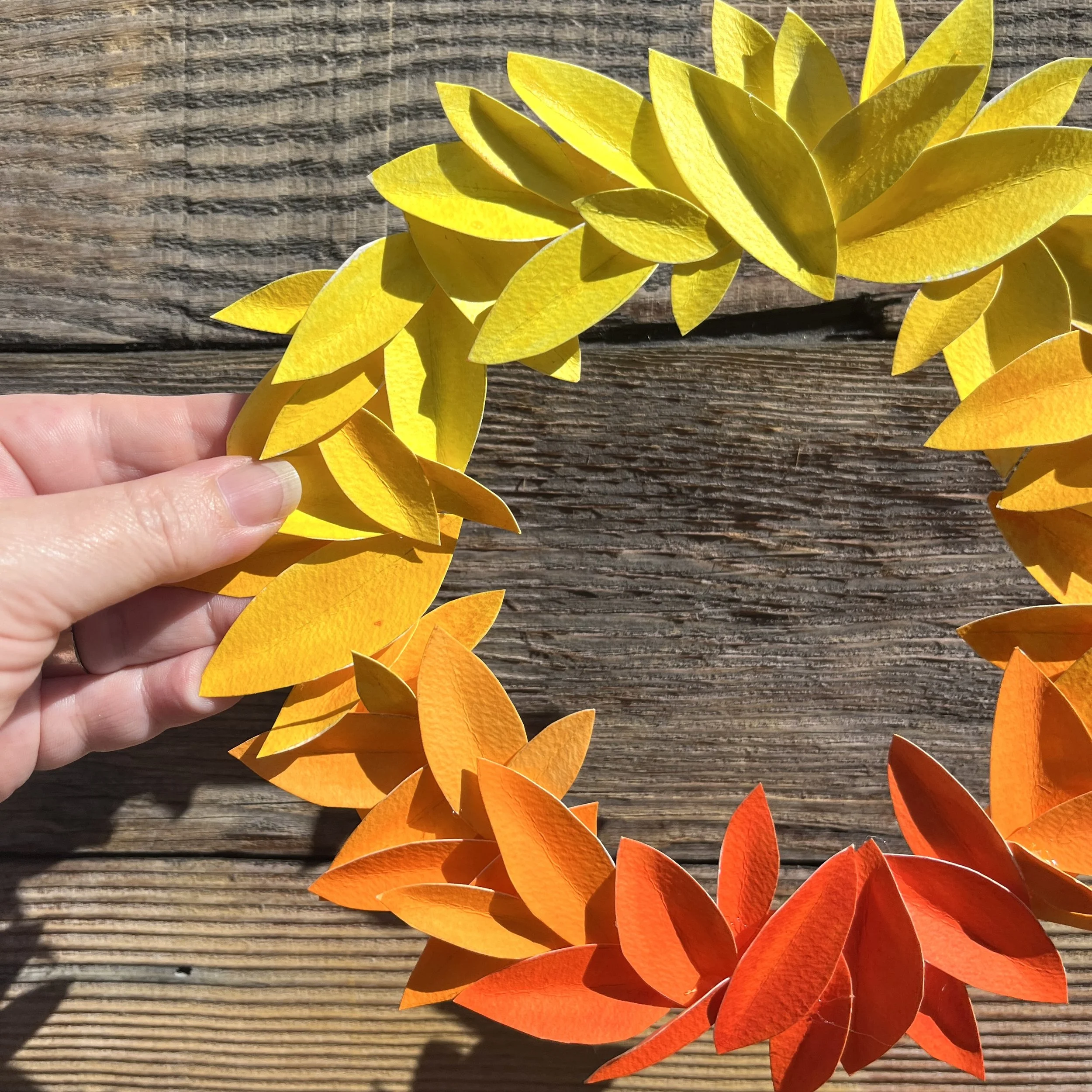 Everlasting Leaf Wreaths - Online Class on Wednesday, November 19th // 5 - 6:30pm