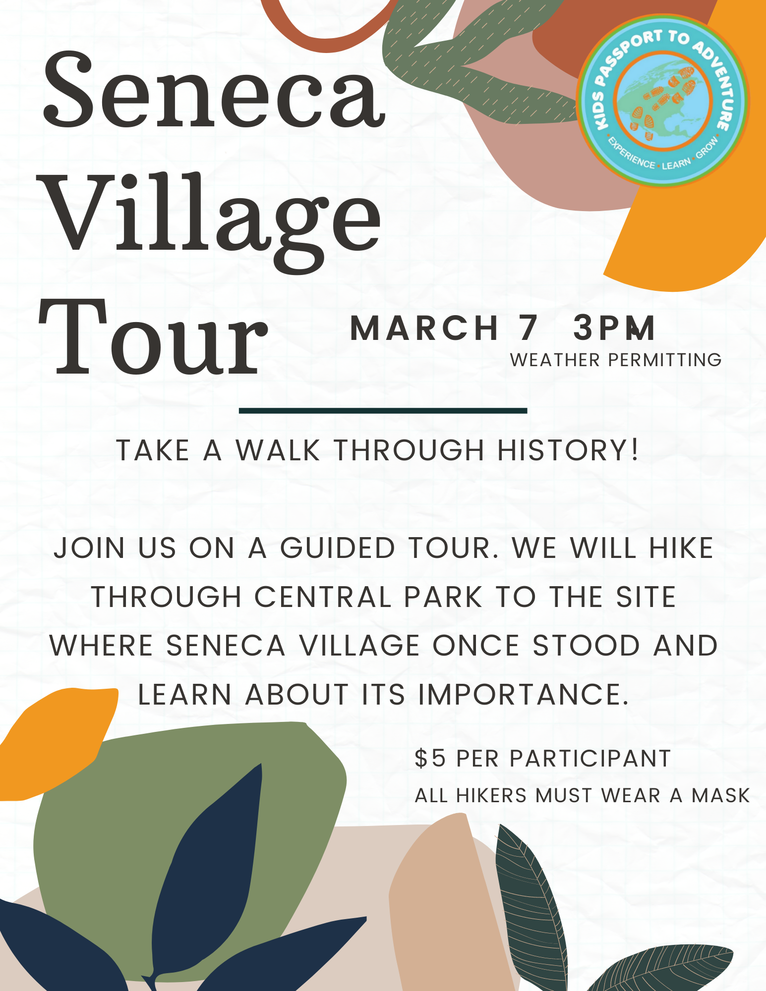 Seneca Village Tour