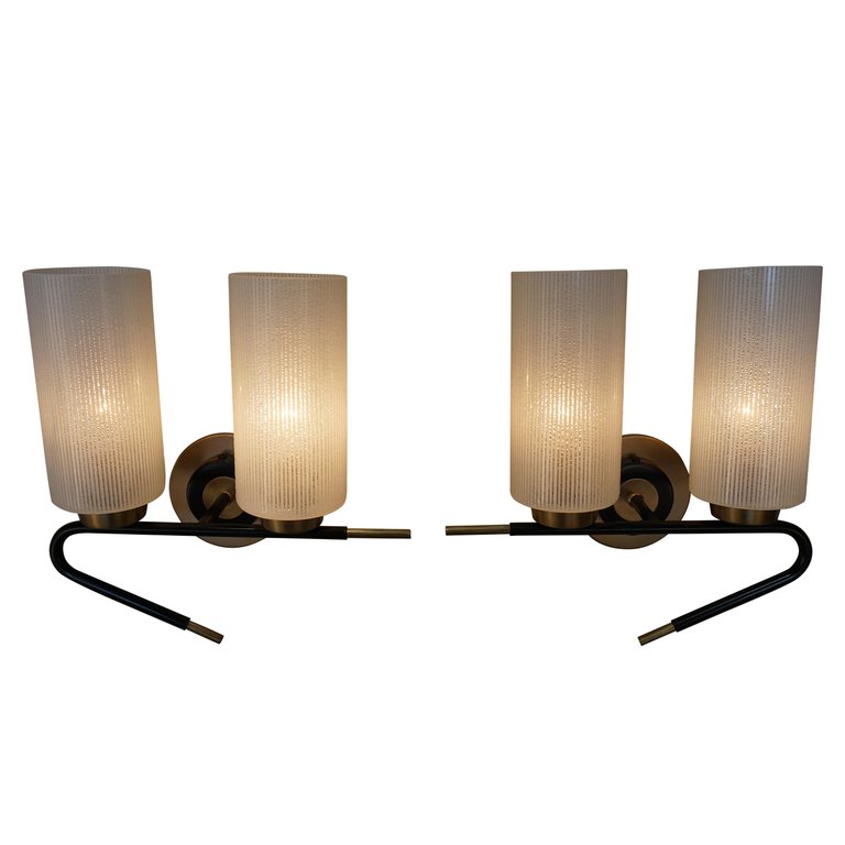 Pair of Midcentury Wall Sconces by Maison Arlus.jpg