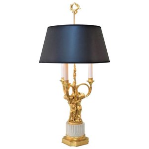 French Empire Style Bronze Doré, French Style Table Lamps Australian