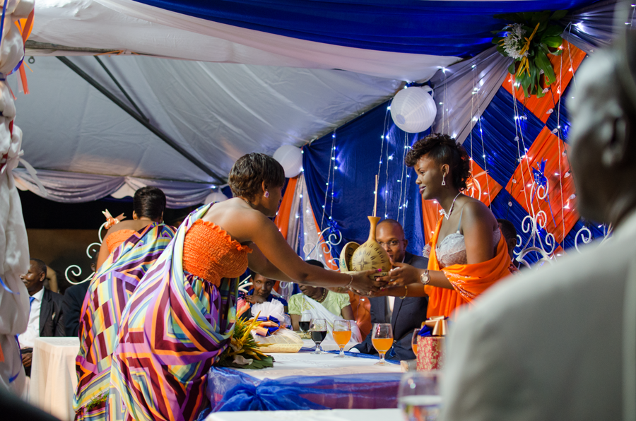  A Burundian/Congolese couple graciously hosted us for a few weeks while we were getting set up. Their sister had an introduction ceremony (like an elaborate party) with their wedding a few weeks later and we were invited to both!&nbsp; 