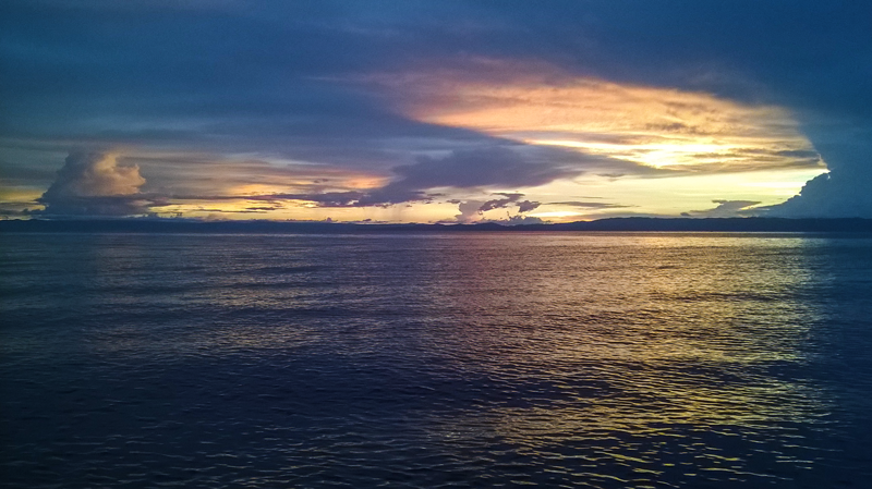  Sunset over Lake Tanganyika 