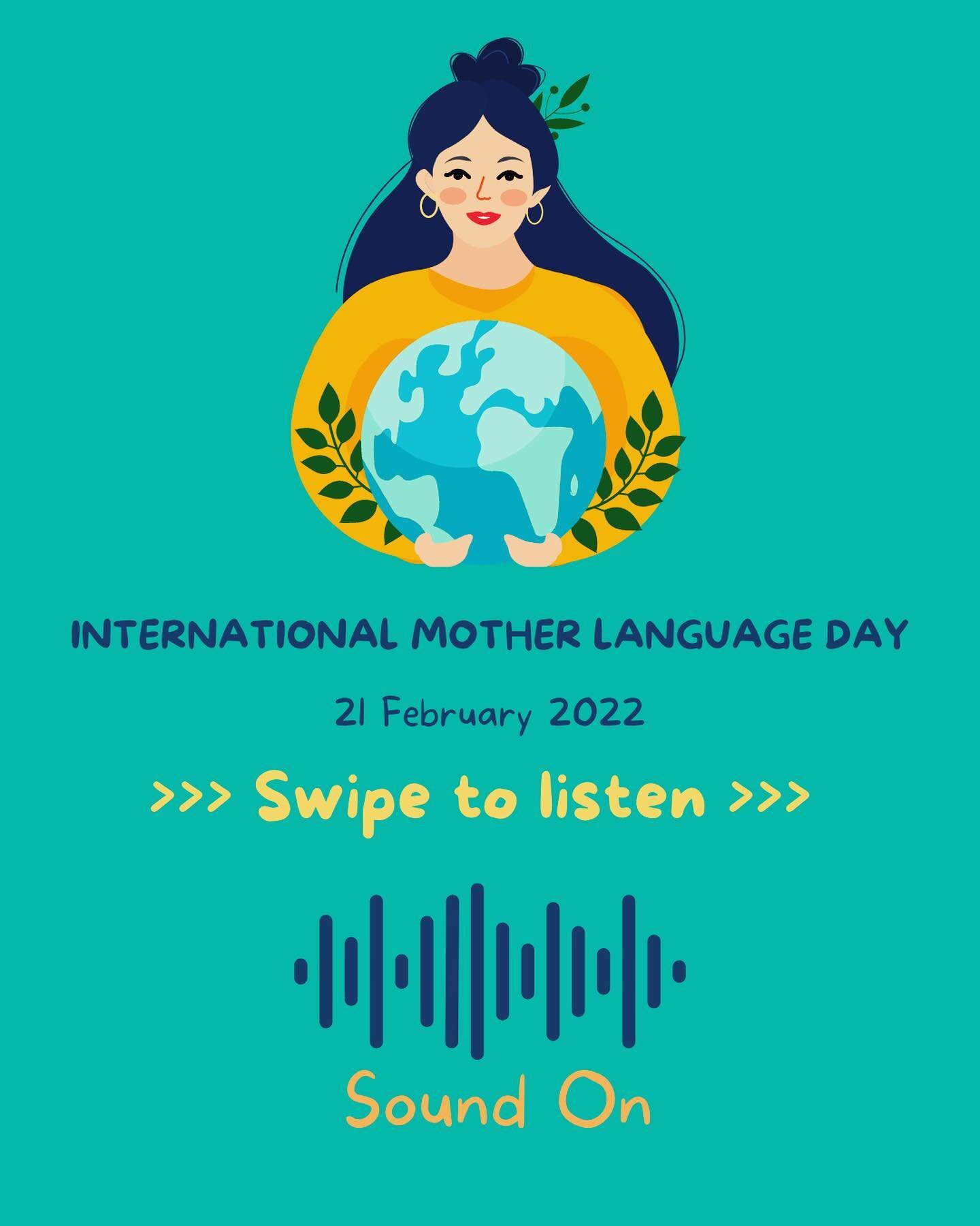 Happy International Mother Language Day!
Here are some poems read by us and by some of our family and friends in our Mother languages. (5 languages) &lt;sound on&gt; swipe to listen