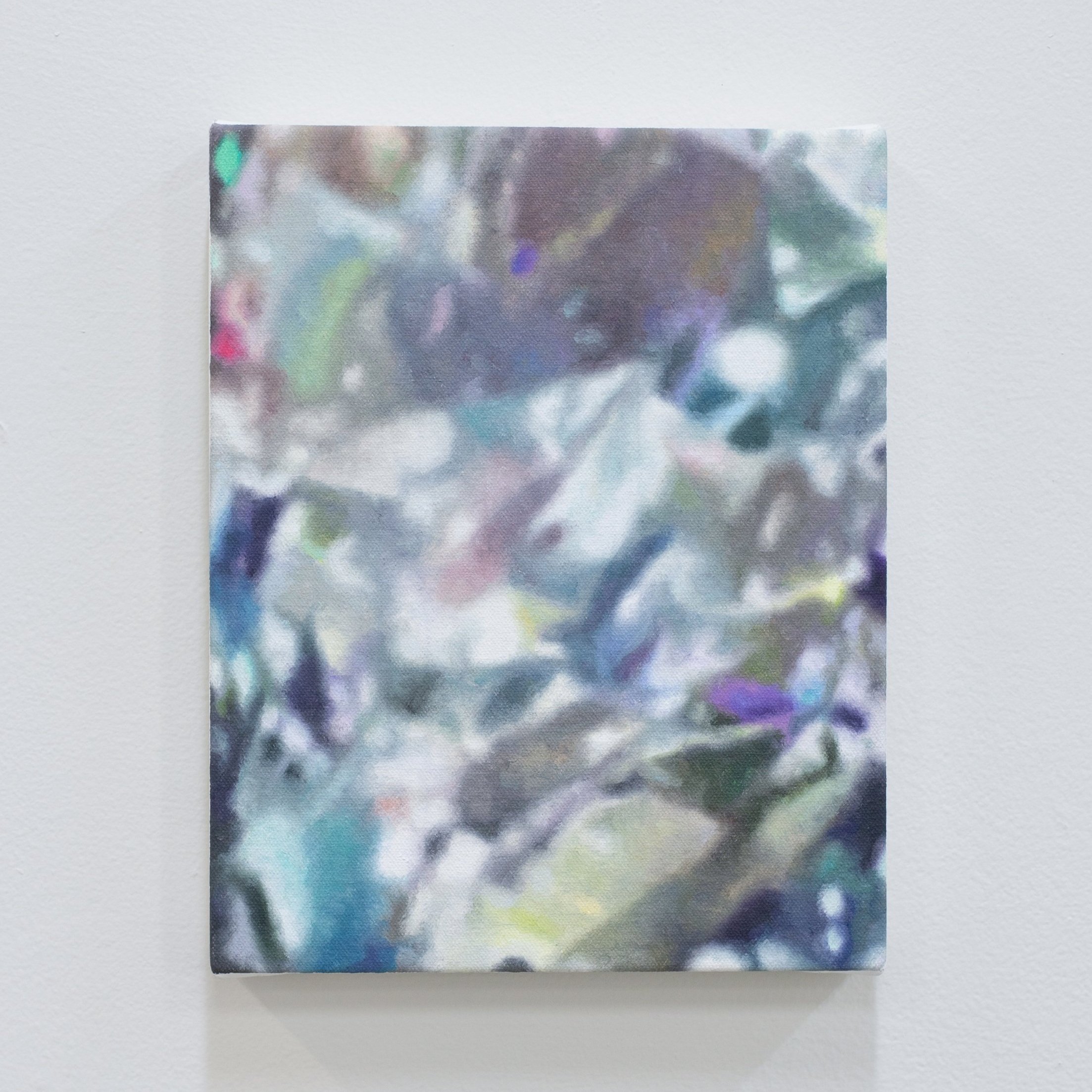  Evan Mazellan,  Little Drip , Oil on canvas, 10 x 8 inches 