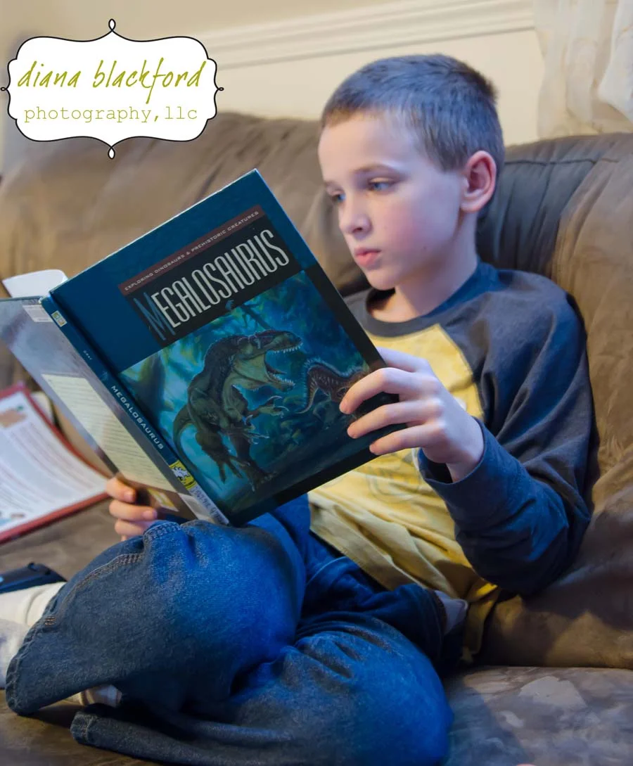 The kids will sit and look through the new library books for quite awhile when we get home with a new stack.