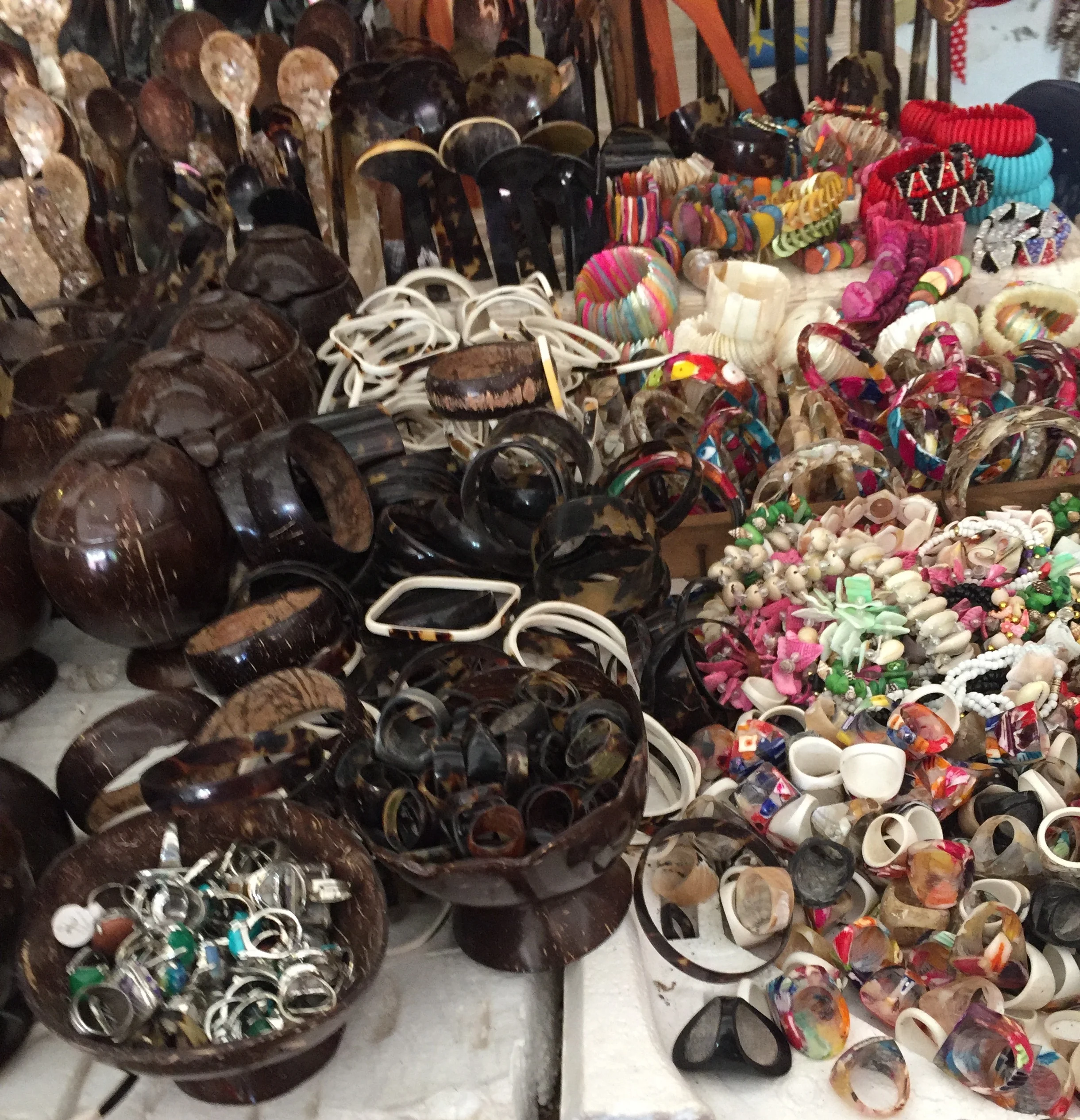 Turtleshell and other products for sale in Rincon del Mar