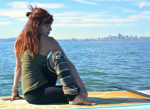 Mike's Paddle SUP Yoga Instructor Nicole Harrow.