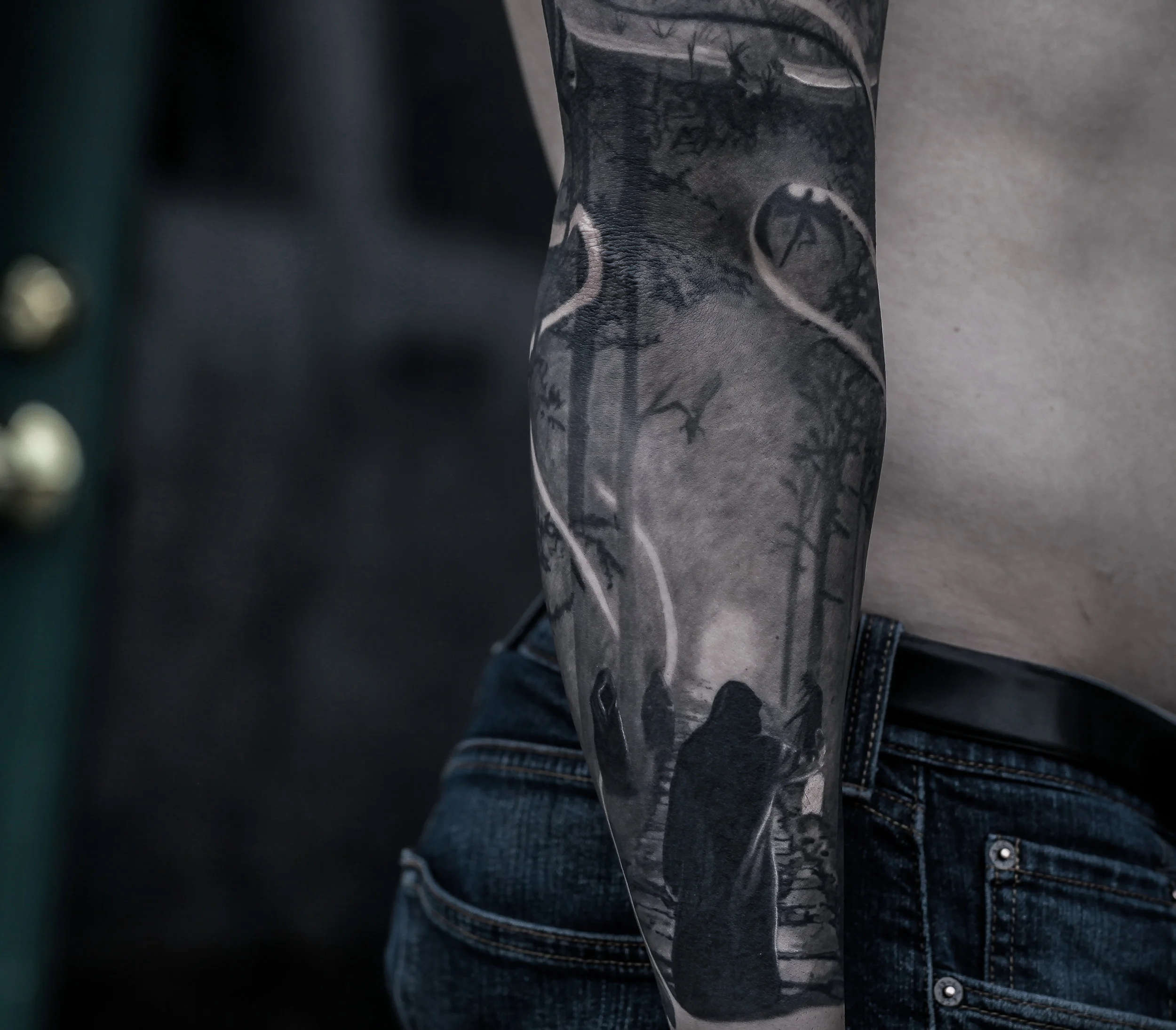 Healed Sleeve Tattoo
