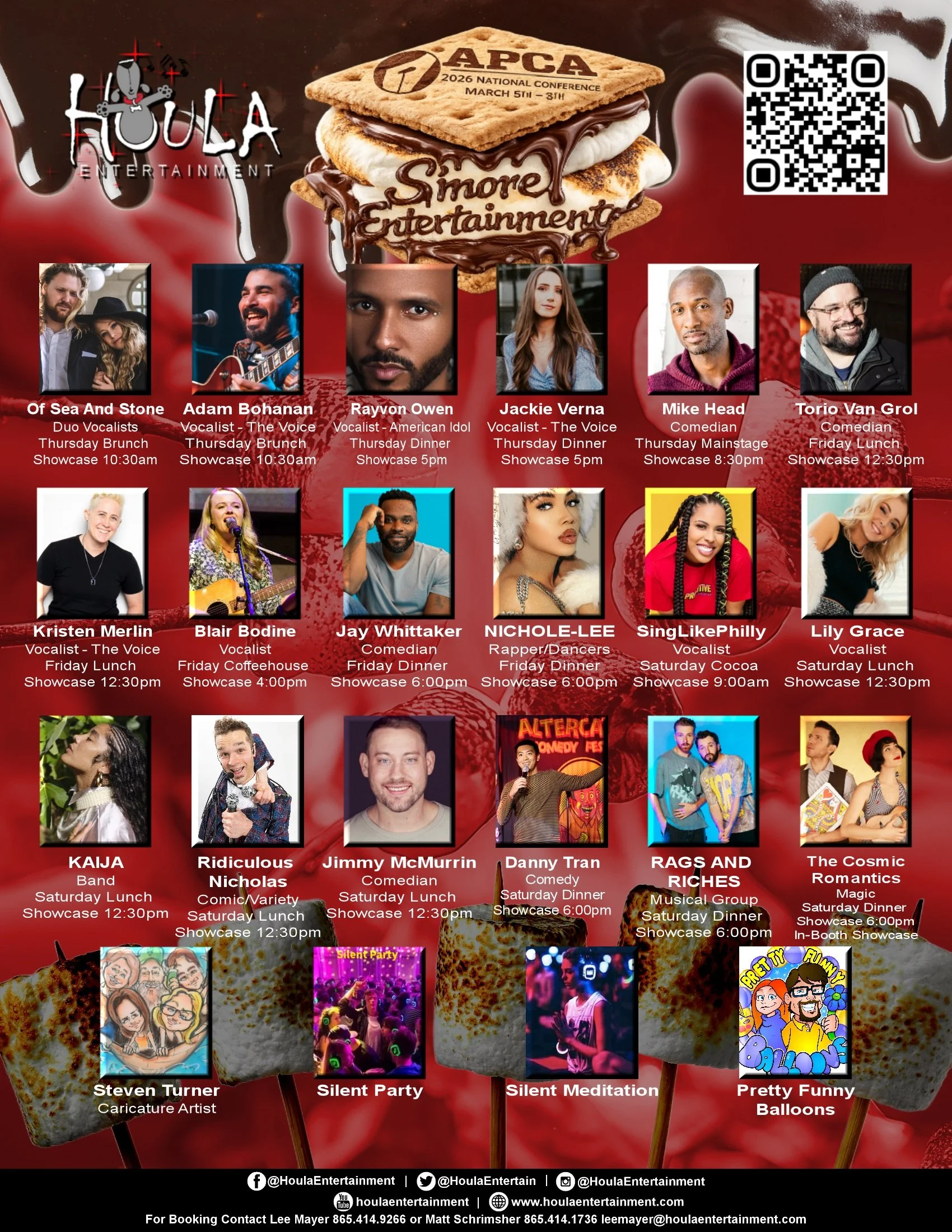 Houla Entertainment Announcing 2026 APCA National Convention Lineup at Hershey, PA